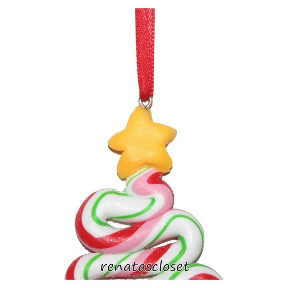 Kurt Adler T2033 Peppermint Christmas Tree Ornament NWT - Picture 3 of 9